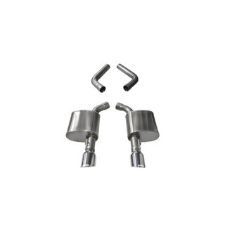 Corsa 17-20 Dodge Charger 6.4L/17-19 Dodge Charger 5.7L Polished Sport AxleBack Exhaust w/4.5in Tips