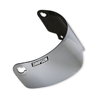 Outlaw Bandit Helmet Optional Shield - Mirror - Xs/S