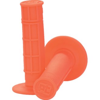1/2 Waffle Grips - Neon Red