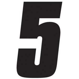 FX 2015 NUMBERS FACTORY 4" BLACK 5