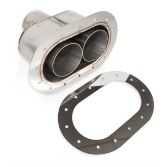 Oval Through-Body Tip With Tubes