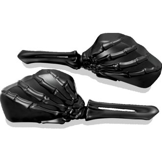 Skeleton Hand Mirrors Black/Black