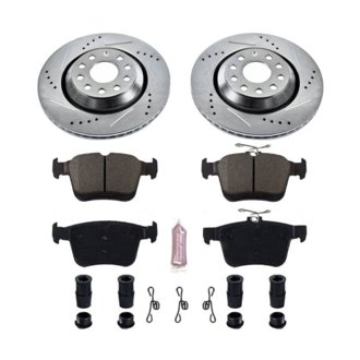 Z23 Daily Driver Carbon-Fiber Ceramic Brake Pad and Drilled & Slotted Rotor Kit