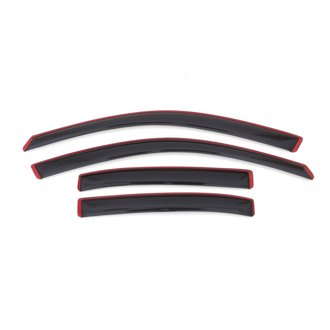 AVS 13-15 Chevy Malibu Ventvisor In-Channel Front & Rear Window Deflectors 4pc - Smoke