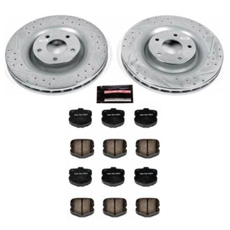 Z23 Daily Driver Carbon-Fiber Ceramic Brake Pad and Drilled & Slotted Rotor Kit
