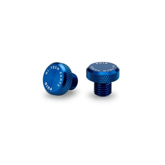 Mirror Hole Screw Plug Blue