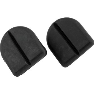 Replacement Rubber For Stirrup Heel Rest Black (Pair