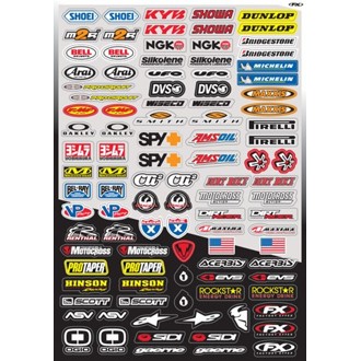 FX 2015 SPONSOR/LOGO STICKER SHEETS MICRO SPONSOR KIT