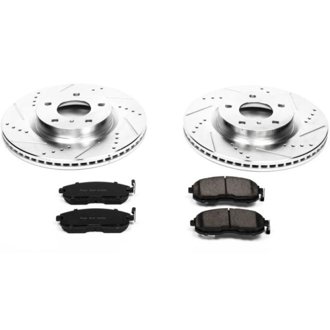 Z23 Daily Driver Carbon-Fiber Ceramic Brake Pad and Drilled & Slotted Rotor Kit