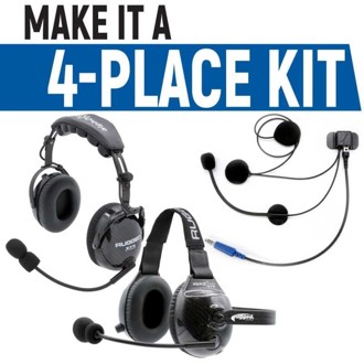 Rear Seat Expansion Kit With Helmet Kits Or Headsets Offroad Mono / Helmet Kit