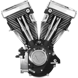 84-99 BT V80 Long Block Engine - Wrinkle Black