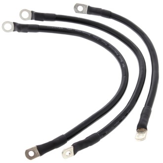 Racing 86-88 Harley-Davidson FXR Super Glide Battery Cable Kit Black