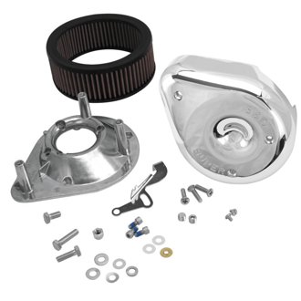 66-84 BT w/ 5 Gal Tanks Notched Teardrop Air Cleaner Kit for Super E/G Carbs