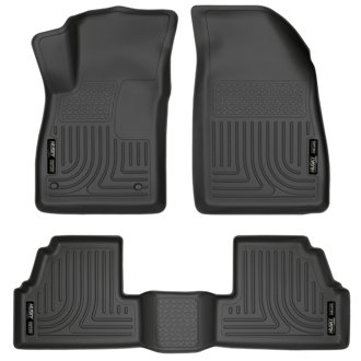 13-14 Buick Encore WeatherBeater Black Front/2nd Row Floor Liners