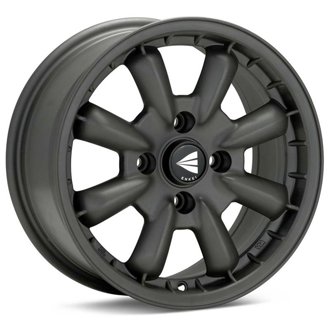 Compe 15x5.5 17mm Offset 4x130 Bolt Pattern 87mm Bore Dia Matte Gunmetal Wheel