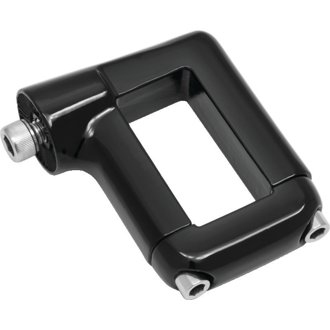 Side Mount License Plate Clamp Black