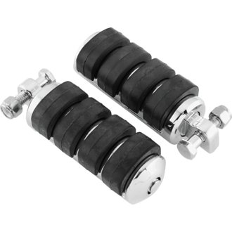 Iso Peg Large With Male Adapter Chrome (Pair