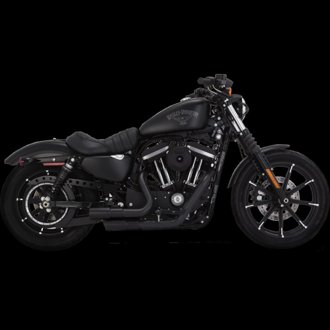 HD Sportster 04-22 Mini Grenades Black PCX Full System Exhaust
