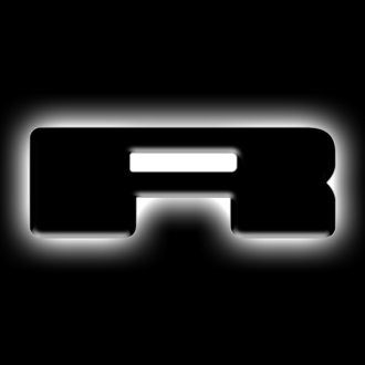 Universal Illuminated Led Letter Badges - Matte Black Surface Finish - R