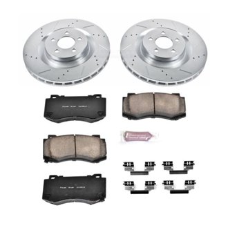 Z23 Daily Driver Carbon-Fiber Ceramic Brake Pad and Drilled & Slotted Rotor Kit