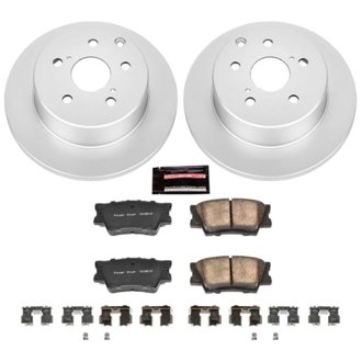 Evolution Coated Rotor And Low-Dust Ceramic Brake Pad Kit