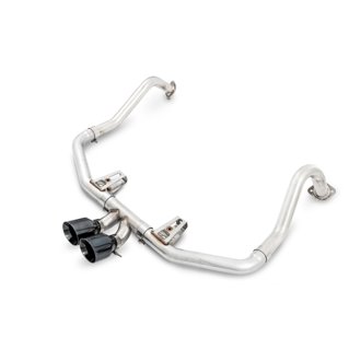AWE Track Edition for Porsche 718 Boxster / Cayman - Diamond Black Tips