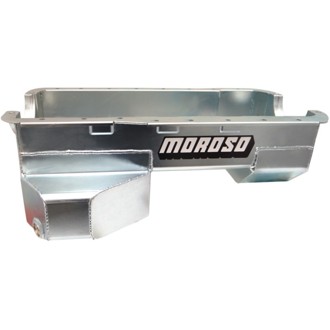 Ford 289-302 (w/Rear Sump) Road Race Baffled Wet Sump 7qt 7.5in Steel Oil Pan