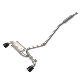 Takeda 3 IN 304 Stainless Steel Cat-Back Exhaust w/ Black Tips