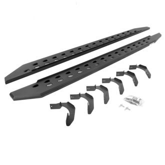 RB20 Slim Line Running Boards with Mounting Brackets Kit