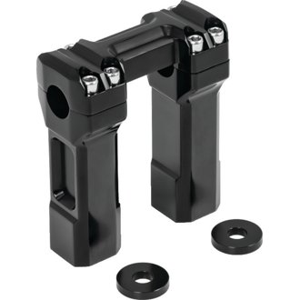 5inch Billet Handlebar Risers Black