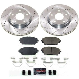 Z23 Daily Driver Carbon-Fiber Ceramic Brake Pad and Drilled & Slotted Rotor Kit