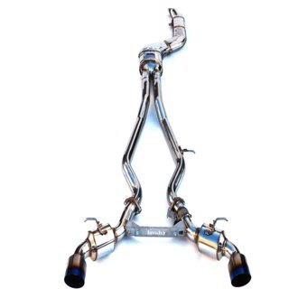 2019+ Toyota Supra Dual N1 w/ Valve Single Layer Titanium Tip Cat-back Exhaust