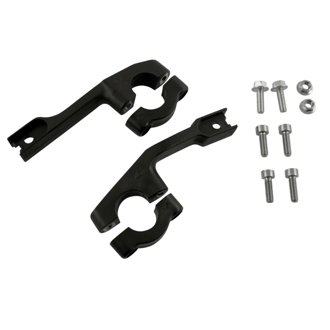 Vented Uniko Plastic Mount - Black