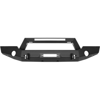 WJ2 Full Width Front Bumper w/LED Light Bar Mount