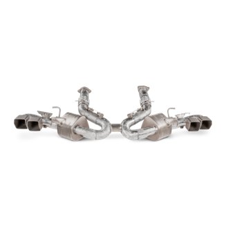 2020 Chevrolet Corvette Stingray (C8) OPF/GPF Slip-On Line (Titanium) w/ Titanium Tips