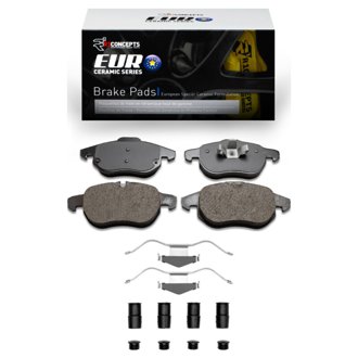 R1 Euro Ceramic Pads and Hardware Kit