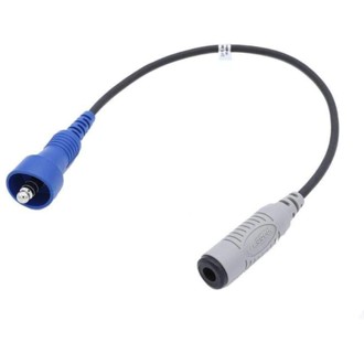 Male Offroad Straight Cable To Female Stx Stereo Or Trax Stereo Intercom Adapter