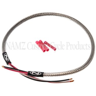 Headlight Harness (Ss Braided & Clear Coated - Stock Length