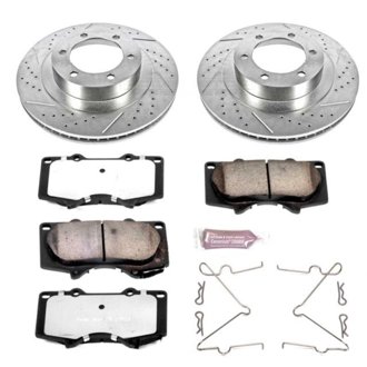 Z36 Truck and SUV Carbon-Fiber Ceramic Brake Pad and Drilled & Slotted Rotor Kit