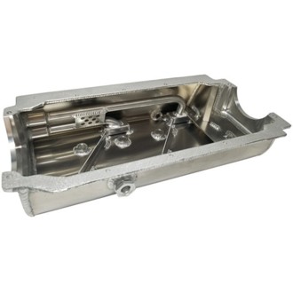 Dart/Brodix Small Block (w/Two Pick Ups) Sprint Car Dry Sump 6.5in Aluminum Oil Pan
