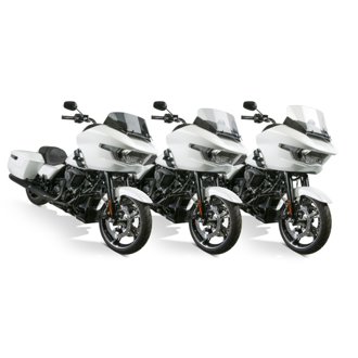 24+ Harley-Davidson FLT/ 23 FLT CVO V-Stream Quantum Plus Mid Windshield- LT. Tint