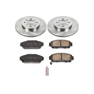 Oe Stock Replacement Low-Dust Ceramic Brake Pad And Rotor Kit