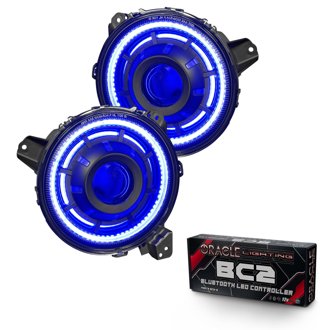 Oculus Colorshift Bi-Led Projector Headlights -Jeep Wrangler Jl / Gladiator Jt