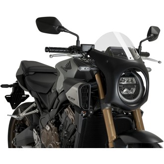 Retro Semi Fairing Clear