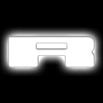 Universal Illuminated Led Letter Badges - Matte White Surface Finish - R