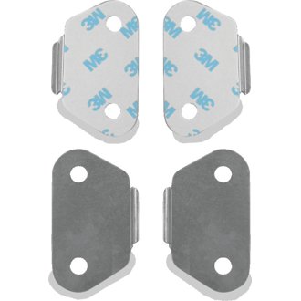 Bikers Choice 93-13 Touring Hard Bag Cover Wear Plates Pr