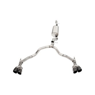 Corsa 2021-2025 Tahoe / GMC Yukon 4DR 6.2L 4WD Dual Rear 3in - 2.75in Sport Cat-Back DW 4in BLKTips