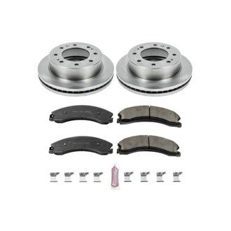 Oe Stock Replacement Low-Dust Ceramic Brake Pad And Rotor Kit
