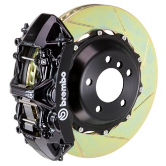 05-08 997.1 C2 (Excl PCCB) Fr GT BBK 6Pis Cast 355x32 2pc Rotor Slotted Type1-Black