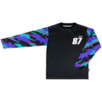 Oil Color Sleeve T-Shirt/Dry M